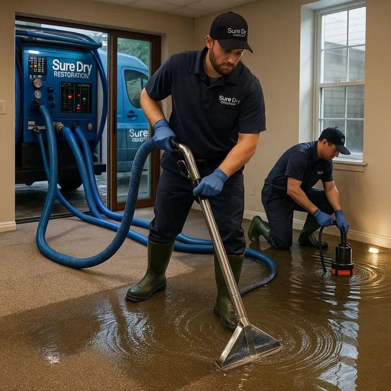 Water Extraction and Removal process in Pleasant View, TN